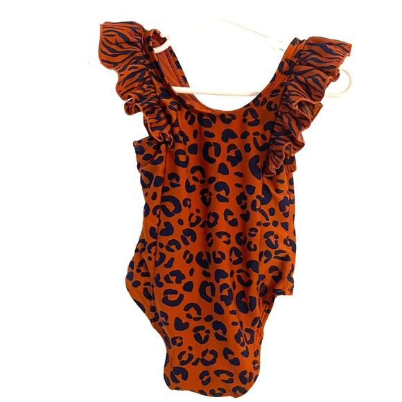 NWOT One Piece Flutter Sleeve Swimsuit Size 18 Months - Picture 2 of 4